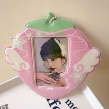 Giá đỡ thẻ ảnh Kpop dễ thương có móc khóa 3 inch giá đỡ thẻ ảnh ID mini bảo vệ văn phòng phẩm, đồ dùng học tập, trở lại trường - Nhiều màu - Xem 15