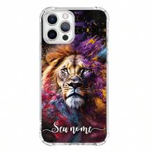 Capinha Capa Case Personalizada com Sua nome e Arte Leão Juda