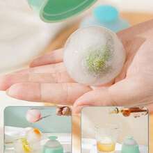 1 个硅胶冰球模具，圆形球体硅胶冰块托盘，硅胶冰球直径 2.5 英寸/6.5 厘米 - 彩色 - 查看 2