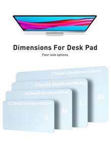 Non-Slip Desk Pad,Mouse Pad,Waterproof PVC Leather Desk Table Protector,Ultra Thin Large Desk Blotter, Easy Clean Laptop Desk Writing Mat For Office Work/Home/Decor(Pink)