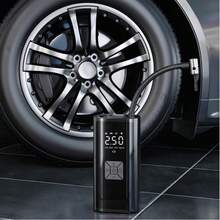 1pc Portable Digital Display Tire Inflator Pump, Wireless Electric Car Air Compressor - Black - View 10