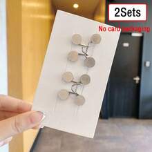 4pcs Adjustable Invisible Belt Set For Women - Instant Buckle Waist Cincher With Sparkle Decor, Suitable For Jeans And Casual Pants - Accessory