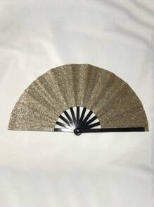 Large Glitter Fan For Line Dancing, Folding Fan,Women Hand Fan Retro Spanish Style Folding Hand Fan,13-Inch Boots On The Floor, Folding Hand Fan For EDM, Music Festival, Hot Flashes, Party, Decoration,Weddings And Dance Parties,Teacher's Day, Wedding Season, Graduation Season, Gifts For Family And Friends