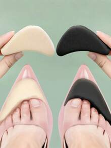 1 Pair Women Gel Cushion Pads & Toe Sleeves, Designed For High Heels, Provides Extreme Comfort And Reduces Foot Size, Ideal For Travel Accessories, Back To School Supplies, Boots Accessories For Shoes For Women