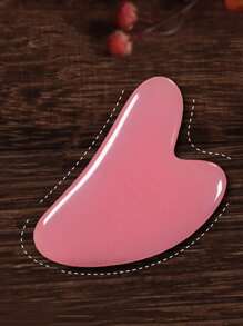 1 pièce Outil de massage Gua Sha, grattoir Gua Sha en résine naturelle pour le visage, le cou, le dos et le massage du corps entier, outil de nettoyage Retour à l'école