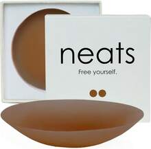 Nipple Covers For Women, Reusable & Hypoallergenic Adhesive Silicone Pasties - Mocha Brown - View 1