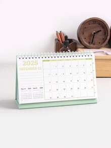 1pc Simple Gradient Color 2026 Desk Calendar, Vertical Flip Design Desk Calendar - Home & Office Daily Itinerary Planner, Unique Desk Decorations For Gifts For Friends - Multicolor - View 4
