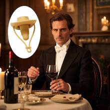 硅胶酒塞创意牛仔帽酒瓶塞葡萄酒储存塞牛仔帽酒塞适用于酒瓶，成人葡萄酒配件 - 爸爸礼物和送给男朋友的搞笑恶作剧礼物 - 彩色 - 查看 5