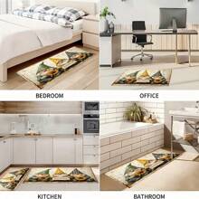 1 件秋季小矮人印花仿羊毛 TPR 底部门垫、浴室垫、厨房垫、洗衣房垫、节日氛围装饰、家居装饰、派对装饰、婚礼装饰、餐厅装饰 - ZFYR-017 - 查看 11