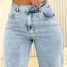 Pants Pants For Women Pantalones De Mujer Summer Outfits For Women New Women's Jeans Buttoned Elastic Loose Denim Cropped Pants