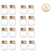 10/6/2 Stücke Korken Glas Flasche mit Korken, Bonbonglas, kreative farbige Wunschflasche, Nachrichtenflasche, Hochzeitsdekoration Sandflasche, Spaß DIY Kunst Party, handgemachte Regenbogen Stern Flasche Geschenke, Wohn- Schlafzimmer Büro Dekoration, Muttertags- und Geburtstagsgeschenke, Glasbehälter, Heimdekoration, Blumen Pflanzen, Proben, Basteldekorationen