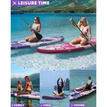 Inflatable Paddle Boards 11'x33'' Stand Up  Paddle Board Inflatable For Adults Youth Extre Wide And NonSlip  Of All Skill Levels