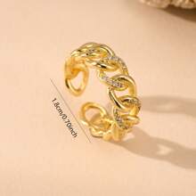 1 Pc Fashionable Luxury Minimalist Ring, Versatile Stylish Women Accessory