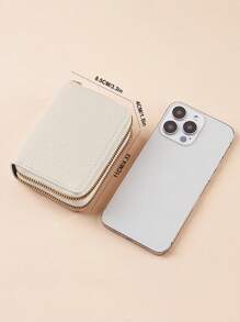 حقيبة بطاقات، حقيبة تخزين البطاقات الائتمانية للرجال والنساء، محفظة صغيرة جديدة مزدوجة الطبقات سحاب، محفظة عملات للرجال والنساء، للتسوق اليومي، الرحلات المدرسية والهدايا للحبيب للنساء، للفتيات، للسيدات، للإناث، مستلزمات مدرسية للغرفة الداخلية والعودة إلى المدرسة