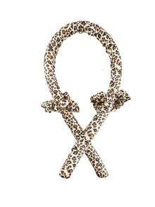 4 件套免加热卷发器套装（适合长发女性）、带夹子的隔夜卷发器、打造无损伤波浪的卷发丝带套装、返校季、旅行度假必备品、女士发饰 - 咖啡 - 查看 4