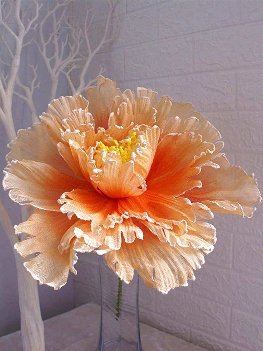 15.7in Artificial Large Peony Flower Wedding Background Arch Decoration Fake Flower Shopping Mall Window Display Studio Props - 樣式 4 - 查看 1