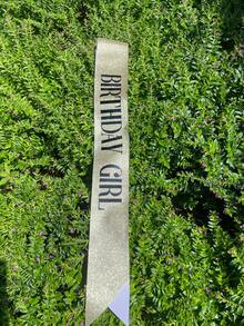 1 pieza Faja de fiesta dorada, accesorio para crear ambiente de cumpleaños