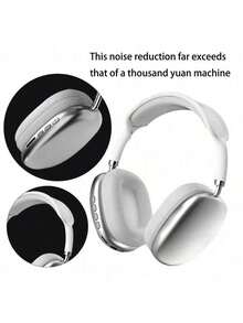 P9 Pro Max Subwoofer Bluetooth Headsets Wireless Headsets Bluetooth 5.0 Sports Headsets Bass Wireless Headsets - 白色 - 查看 3