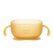 Philips Avent Avent 婴儿食盆带吸盘，婴儿硅胶餐具，防摔防烫，柔软硅胶