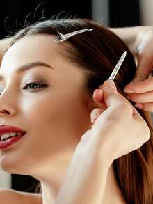 Pin Curl Clips 30 /20/10pcs, Silver Metal Hair Styling Clips For Sectioning, Curls & Extensions DIY Accessories (3.50 Inch) - Long Silver - View 5