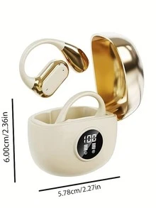 2025年热门无线耳挂式耳机 Q17 运动数字电量显示真无线耳机 - 掛耳式數位耳機粉17 - 查看 15