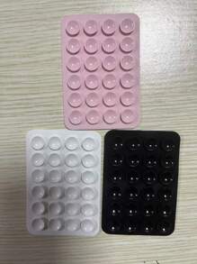 1PC Silicone Suction Phone Case Mount,Phone Suction Grip,Octobuddy,Sticky Phone Grip, Adhesive Phone Stand Sticky For Cell Phone Seamless Adhesion, Suitable For Bathroom, Kitchen, Bedroom, Living Room, Dining Room, Gym, Car, Travel Essentials, Travel School Supplies, School Supplies, Holiday Camping, Holiday Essentials, Vacation Accessories, Mini Summer