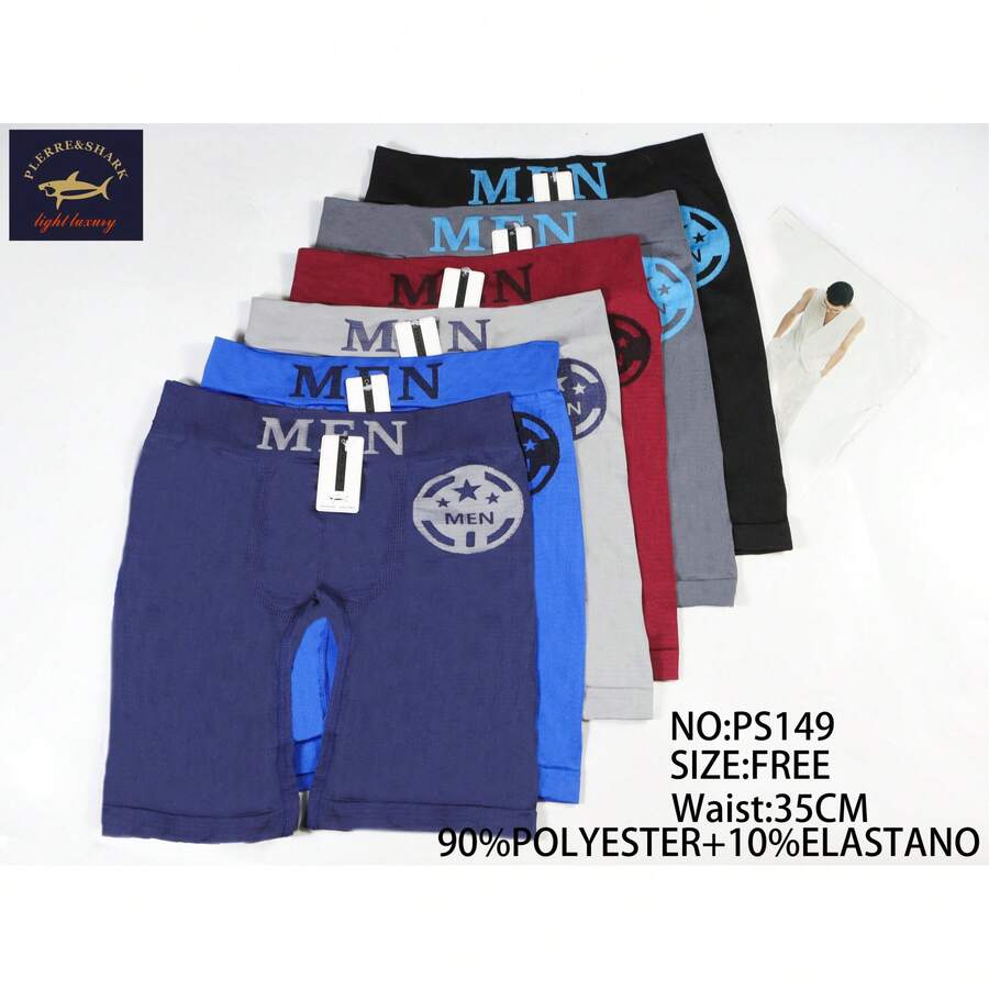 PLERRE&SHARK 12 bóxers largos para hombre Corte ajustado, estiliza las piernas, cómodos y combinables - Multicolor - Ver 1