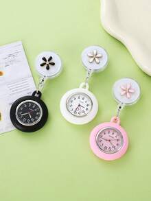 3pcs Nurse Watches Set, Luminous Pointer, Clip-On Watch, Lapel Watch, Nurse Pocket Watch With Second Hand, Clip-On Nurse Watch - Multicolor - View 11