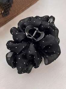 1pc Glittery Oversized Bowknot Hair Claw Clip Elegant