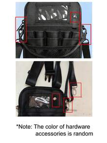 1 件装护士腰包，带胶带夹，多隔层医疗装备口袋腰包护理收纳袋 | 多功能腰包，可放置听诊器、绷带剪刀等医疗用品