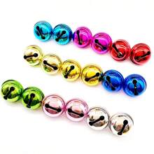 20/50 قطعة مجموعة أجراس نحاسية متعددة الألوان - مناسبة لعيد الميلاد، أجراس كبيرة بقطر 22 مم/0.866 بوصة، ديكور المنزل والحيوانات الأليفة، أجراس نحاسية مفرغة بطلاء فراغي، أجراس عيد الميلاد الملونة بقطر 22 مم، إكسسوارات مجوهرات DIY للحيوانات الأليفة، أجراس ملونة، قلادة جرس للكلب والمفاتيح، زينة أجراس معدنية صغيرة لعيد الميلاد، هدايا حفلات عيد الميلاد، باللون الأحمر والأخضر والذهبي والفضي، أجراس زينة عيد الميلاد الكلاسيكية، أجراس نجمة خماسية معلقة من الحديد المطاوع لزينة شجرة عيد الميلاد