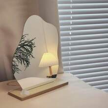 1pc Asymmetrical Cloud Shaped Acrylic Frameless Makeup Mirror, Suitable For DIY Craft, Vanity Desk & Bedroom - Silver - View 11