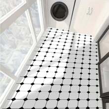 12/24pcs Simple Style Non-Slip Floor Stickers, Peel And Stick Home Decor Wall Stickers Durable Waterproof Tile Stickers For Living Room, Kitchen, 2 Sizes Available: 7.87X7.87 Inch / 11.81X11.81 Inch Kitchen Accessories Kitchen Items Kitchen Decor Floor Tiles Flooring