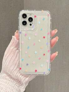 Funda para teléfono 1 pieza con estampado de corazón compatible con 16/11/12/13/14/15/15pro/15 Plus/15 Promax/ X/Xs/ 11pro/12pro/13pro/14pro/ 11promax/ 12promax/ 13promax/14promax/1 4plus/16Pro /16plus /16promax S22/S23/S24 - Multicolor - Ver 1