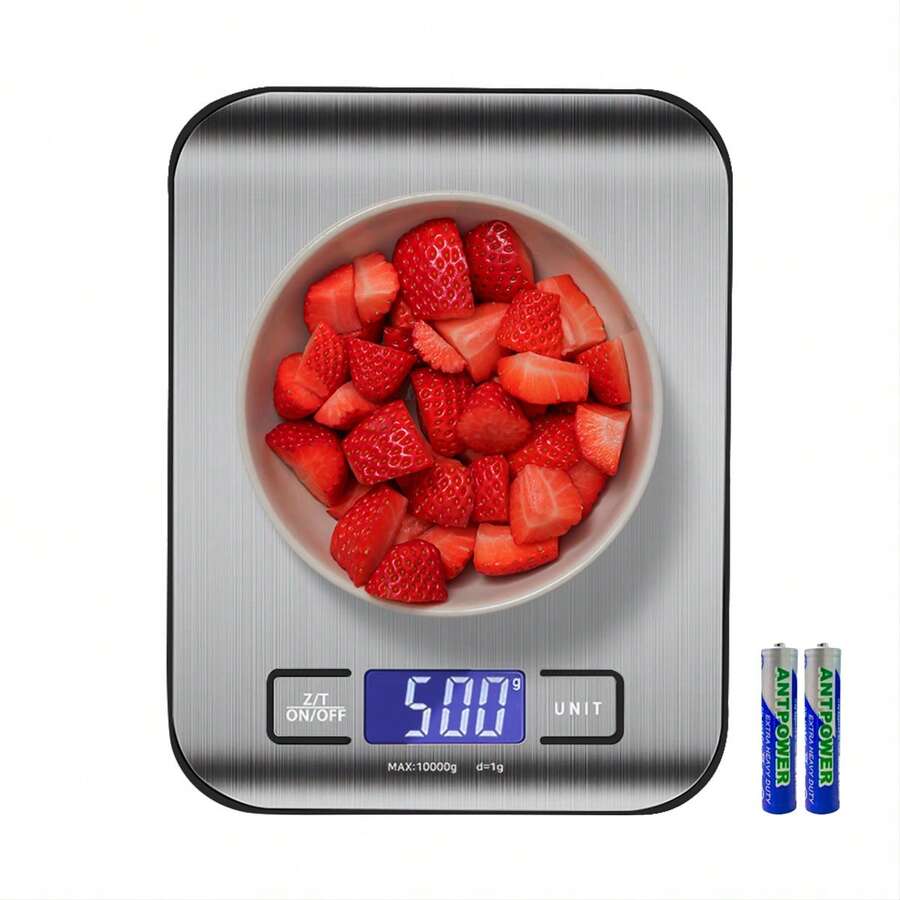 Balanza Digital De Precisión Lincky Cocina Repostería 1g A 10kg Color Gris, ideal para hogar - Gris - Ver 1