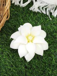 1 件度假风格兰花发夹，适合旅游和摄影，爪夹，发夹，发夹，发夹，发夹，学校用品