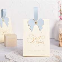 6 Stück Premium Hochzeits Gastgeschenk Box, handgehaltene Süßigkeiten Geschenkbox, elegante Hochzeit, Weihnachten, Valentinstag, Geburtstag, Süßwarenladen Geschenkbox