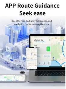 Smart Tag Pro, rastreador de malas compatível com o aplicativo Apple Where Is (somente iOS), localizador de chaves, bagagem, mala, carteira, à prova d'água IP67, pacotes de 1/2/4