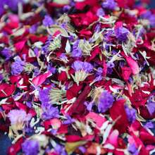 1pc/1set Rose Petals, Jasmine, Forget-Me-Not Mixed Dried Flowers - Suitable For Wedding Ceremony Flower Petal Throwing, DIY Candle, Incense, Soap Making Craft Supplies