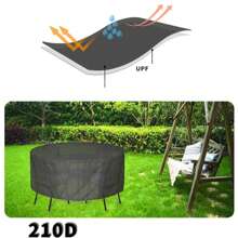 1 Pieza de Cubierta de Mueble, Cubierta para sofá y silla de jardín y patio, Protección solar, Prevención del polvo y Cubierta antipolvo, Cubierta cuadrada para muebles de patio, Cubierta impermeable para muebles de exterior, Cubierta a prueba de polvo para muebles de exterior, Cubierta de mesa de exterior resistente a los rayos UV, Cubierta resistente para mesa y sillas de jardín y patio