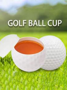 Golf Ball Shaped Shot Glass 50ml Golf-Shaped Plastic Shot Glasses - Insulated Reusable Travel-Ready Golf Ball Design, Durable Polystyrene With Polka Dot Pattern, Perfect Gift For Golf Lovers (Christmas, Father's Day, Valentine's Day), Golf Accessories
