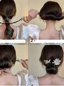 1件装女士水钻和仿珍珠装饰鱼尾发髻器，优雅时尚的发髻造型配件，适合日常可爱发型，发饰，美发工具，卷发配件，秋季，旅行，美发工具，女士配饰，美发用品，秋季，头发，发饰，旅行，发饰，女士配饰，女士发饰，美发工具，美发用品，用品，美容配件，礼物，旅行，女士礼物，美发用品，圣诞礼物，圣诞礼物，圣诞礼物，圣诞礼物，女士礼物，礼物，圣诞礼物，成人圣诞礼物，成人圣诞礼物，美发用品，女士配饰，圣诞礼物，成人发饰，成人发饰配饰、女士礼品创意、美妆圣诞礼物、女士圣诞礼物、头部配饰、派对 - 彩色 - 查看 4