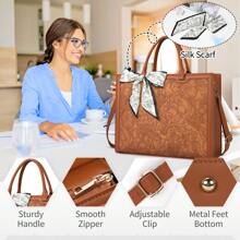 NEWHEY Servietă din piele impermeabilă pentru laptop de 15,6 inch pentru femei, geantă de umăr ușoară pentru birou, impermeabilă, pentru computer, Business