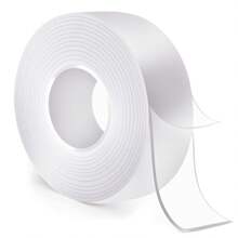 5m Double-Sided Tape, Extra Strong, 30mm, Nano Tape, Transparent Washable Fine Nano Tape, Removable Traceless Non-Slip Tape, Reusable Double-Sided Gel For Carpets, Removable Non-Marking, For Photo Wall, Posters, Carpet, Kitchen, Home.1pack