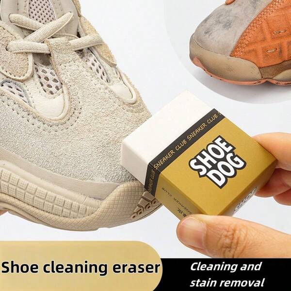 4pcs/2pcs/1pc Suede Rubber Eraser, Used For Cleaning Shoes, Removing Stains On Patent Leather Or Mesh Athletic Shoes, Dry Cleaning, Waterproof Shoe Cleaner, Cleaning Nubuck Leather Balls, Sneakers, Earaser For Small White Shoes, Durable