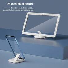 FCV 60W 多充电线适配器套件带镜子，USB C 转 Micro USB/Lightning/USB A 线转换器适配器套件可用作手机支架 - 彩色 - 查看 6