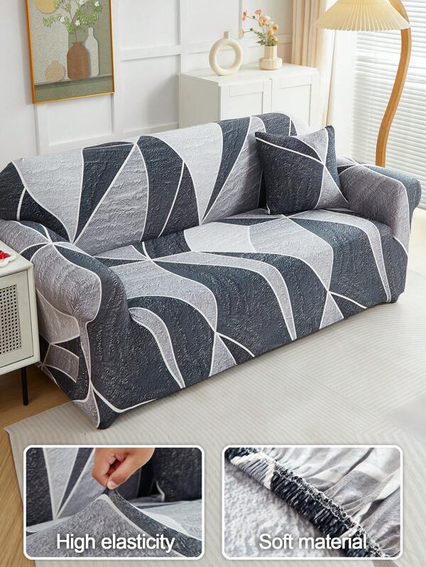 1PC Capa de sofá impressa Sala de estar Elástico Anti-sujeira Capa de sofá Capa de almofada para sofá em casa Decoração para casa