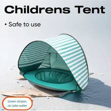 Children's Portable Beach Tent With Quick Opening Sun Umbrella And Water Play Tent For Convenient And Fast Storage
