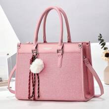 Women Top Handle Bags - 黑色 - 查看 5