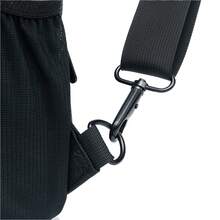 Swissport Shoulder Bag Bolsa Transversal Masculina Espaço Multifuncional Antifurto - Preto - Visão 7